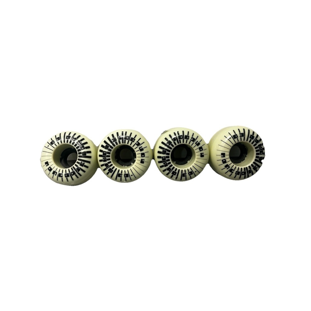 VINTAGE White Mongoose Skateboard Wheels 53 mm x 36 mm Set!